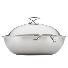 Wok with Glass Lid and Hybrid SteelShield Technology - 8