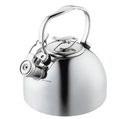 2.3-Quart Whistling Teakettle with Flip-Up Spout - 