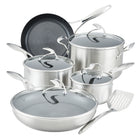 10-Piece Hybrid Stainless Steel Cookware Set