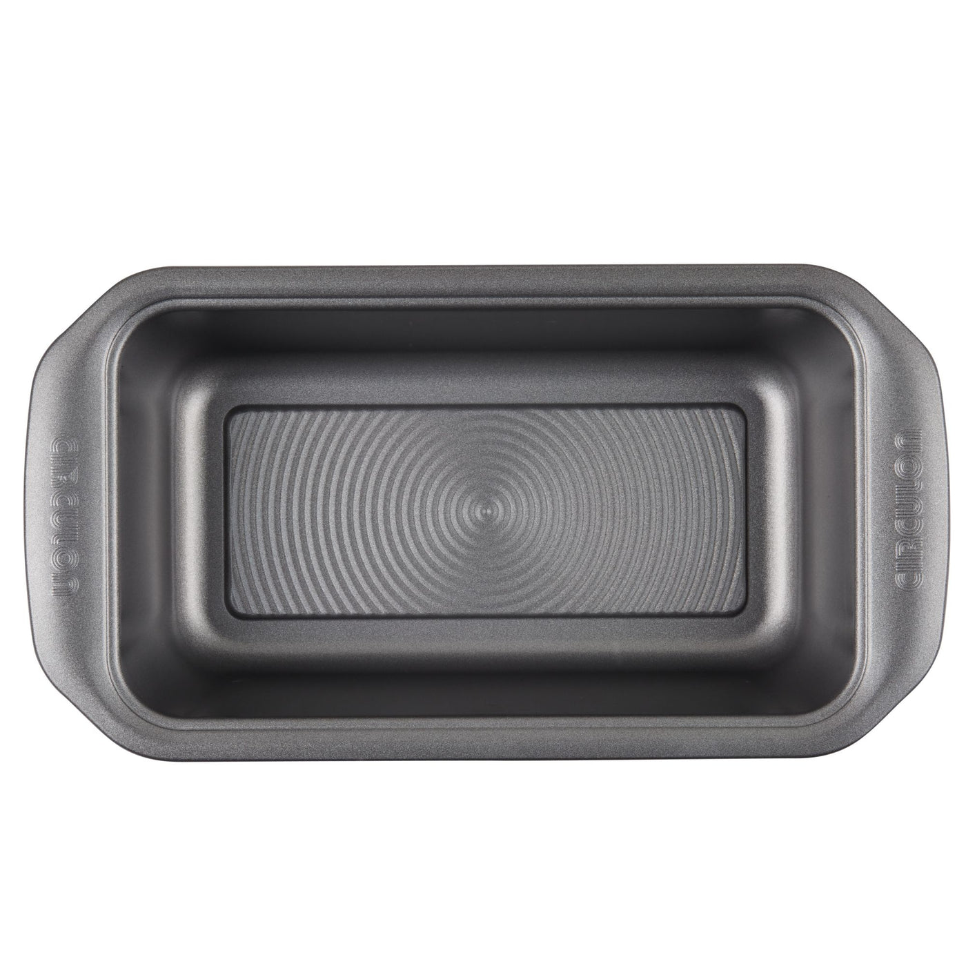 A premium-quality 9" x 5" Nonstick Bakeware Loaf Pan viewed from above on a white background.