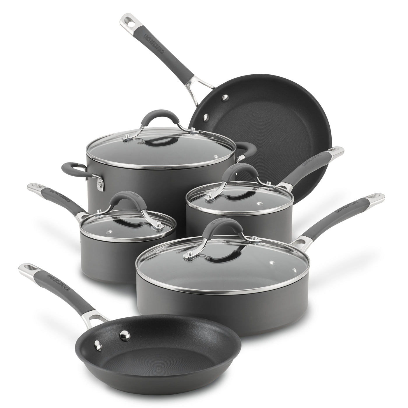 Nonstick Cookware Set. There are 7 items shown