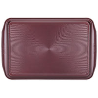 A Nonstick Cookie Pan with a textured surface, oven safe, viewed from above.