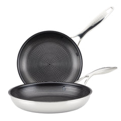 8.5" & 10" Tri-Ply Clad Nonstick Frying Pan Set - 5