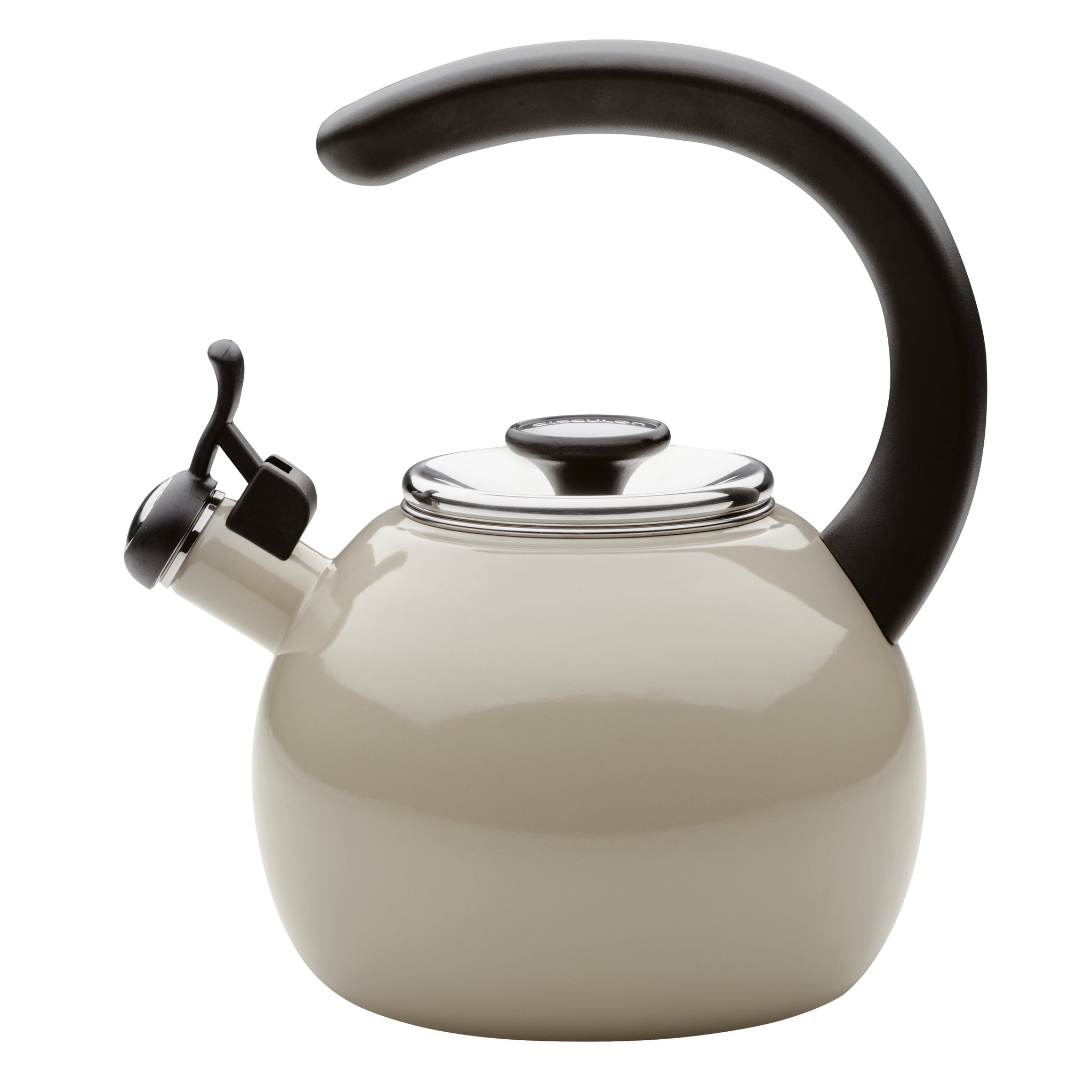 2-Quart Whistling Teakettle with Flip-Up Spout | Gray